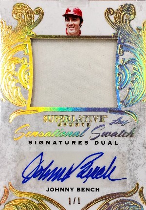Sensational Swatch Signatures 2 Front Johnny Bench