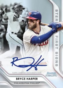 Sterling First Signs Auto Bryce Harper MOCK UP
