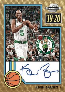 1982 Tribute Auto Gold Vinyl Kevin Garnett MOCK UP