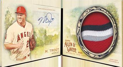 A&G Auto Relic Book Mike Trout MOCK UP