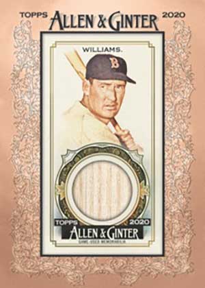 A&G Framed Mini Relics Ted Williams MOCK UP