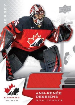 Base Jersey Relics Ann-Renee Desbiens MOCK UP