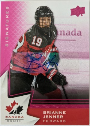 Base Women's WC Purple Auto Brianne Jenner