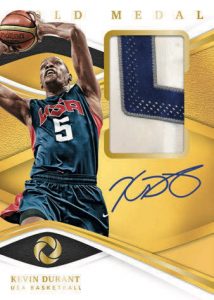 Gold Medal Jersey Auto Kevin Durant MOCK UP