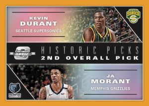 Historic Picks Gold Kevin Durant, Ja Morant MOCK UP