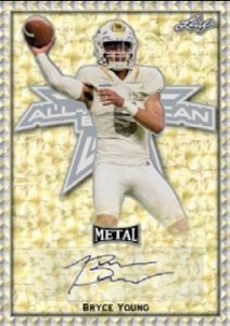 Metal Auto AAB Etch Gold Etch Bryce Young MOCK UP