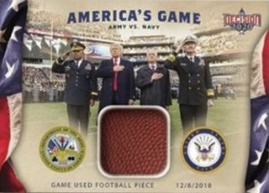 America's Game 2018 Army v Navy Relics Trump, Matis, Leaders