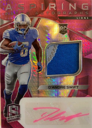 Aspiring Patch Auto Neon Pink D'Andre Swift