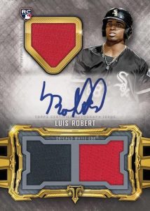 Base Rookies and Future Phenoms Auto Relic Onyx Luis Robert MOCK UP
