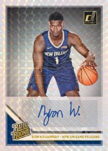Clearly Rated Rookie Auto Holo Mosaic Zion Williamson MOCK UP