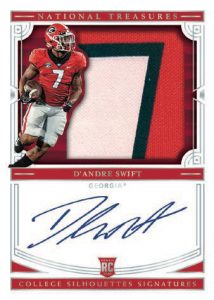 College Silhouettes Signatures D'Andre Swift MOCK UP