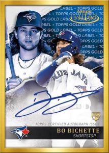 Framed Autographs Blue Bo Bichette MOCK UP Framed Autographs Blue Bo Bichette MOCK UP