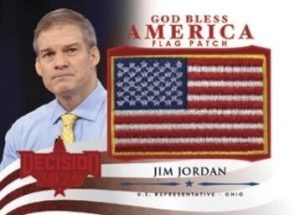 God Bless America Flag Patch Jim Jordan MOCK UP