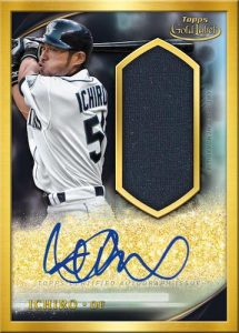 Golden Greats Framed Auto Jumbo Relics Ichiro MOCK UP Golden Greats Framed Auto Jumbo Relics Ichiro MOCK UP