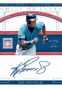 Hall of Fame Signatures Holo Silver Ken Griffey Jr MOCK UP
