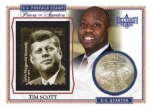 Pieces of America Quarter and Stamp Relics Tim Scott MOCK UP