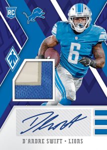 RPS Rookie Jersey Auto Blue Prime D'Andre Swift MOCK UP
