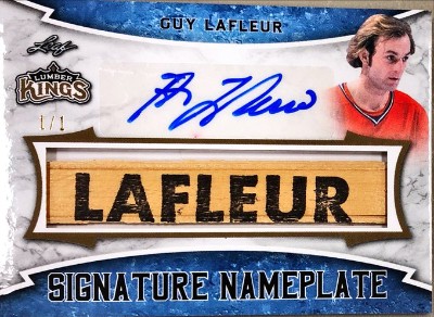 Signature Nameplate Guy Lafleur