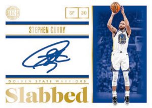 Slabbed Signatures Gold Stephen Curry MOCK UP