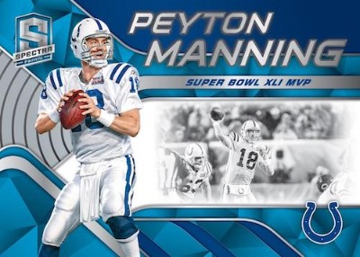 Tribute Neon Blue Peyton Manning MOCK UP