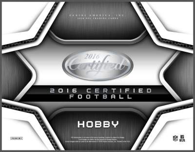 Panini Certified Football box