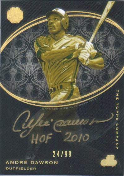 Mint Baseball Andre Dawson Gold Auto Wednesday Wrap-Up