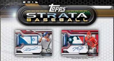 Topps Strata Baseball Sell Sheet