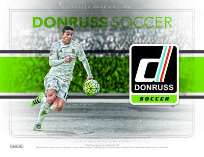 2016 Donruss Soccer BoxTop
