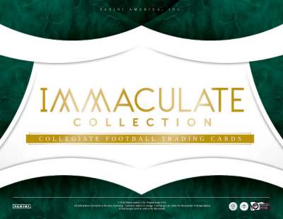 Panini Immaculate Collegiate Football Box