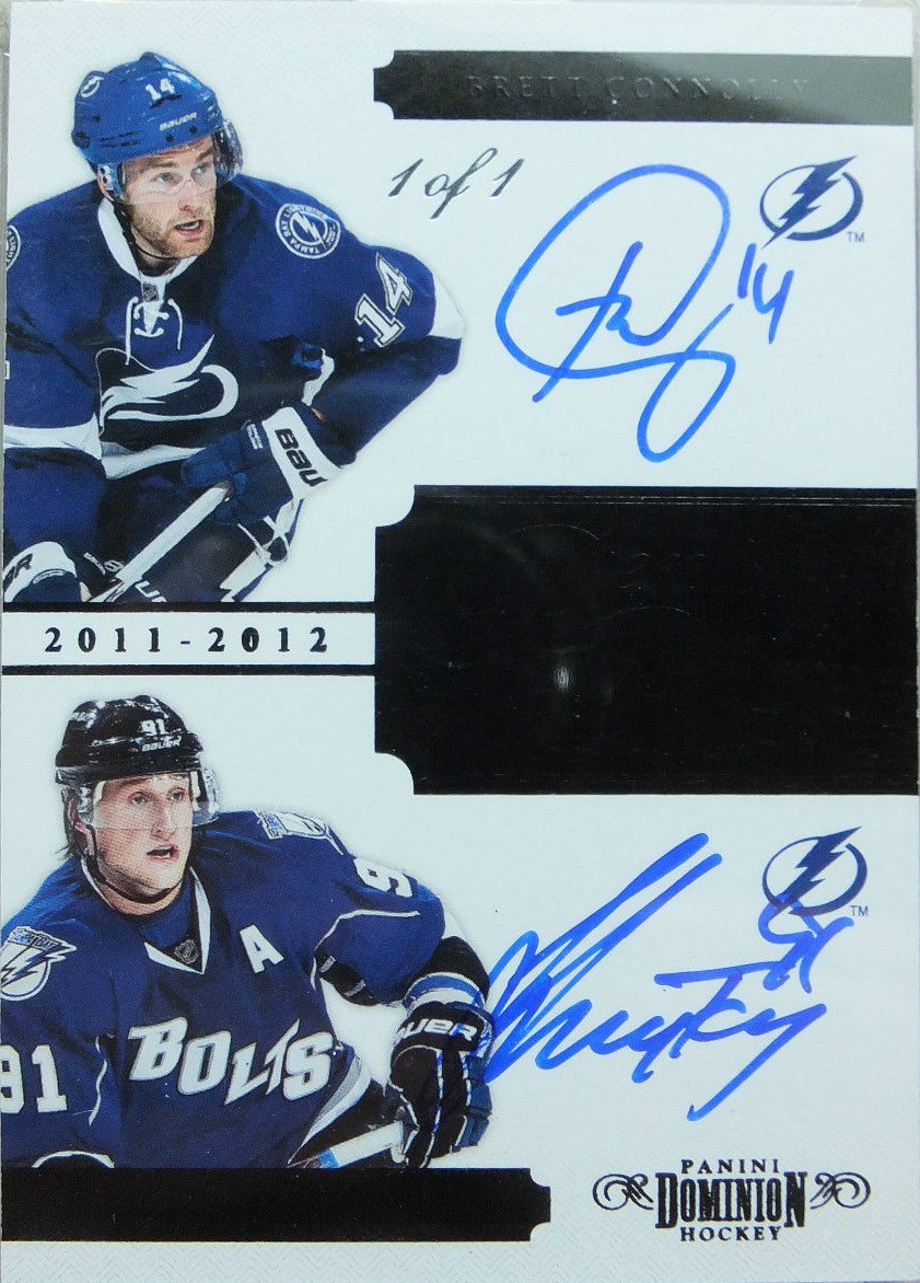 Carte De Hockey Panini Dominion 2011 - Pen Pals #4/25 - Signée Park, Leetch, Staal - Rangers