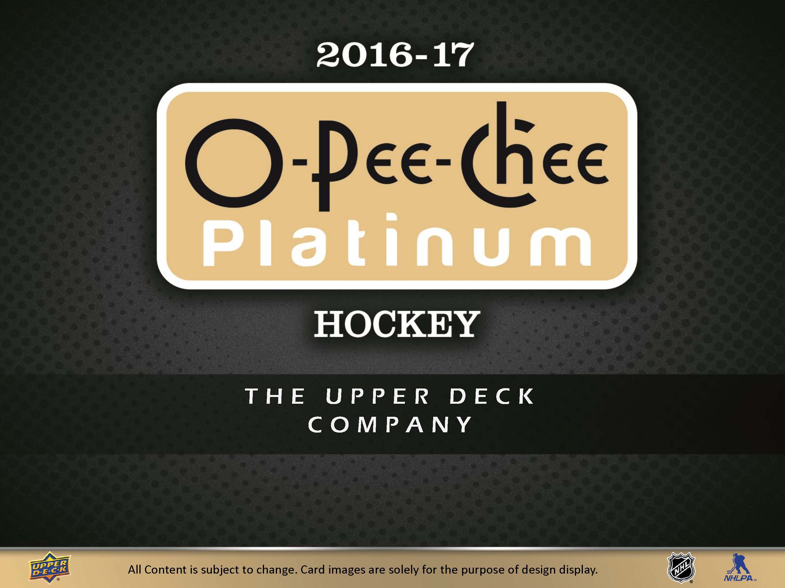 2016-17 O-Pee-Chee Platinum Banner