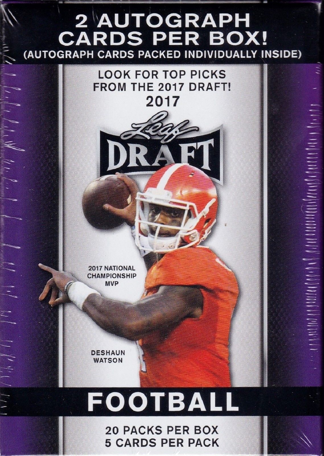 2017 Leaf Draft Football Box