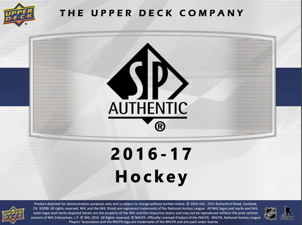 2016-17 SP Authentic Banner