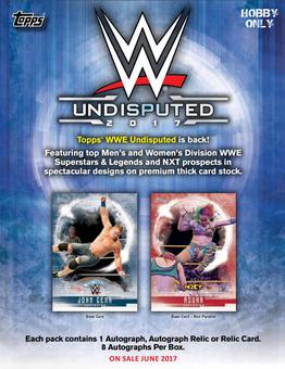 2017 Topps WWE Undisputed Base Cards #1-100 You Pick! 