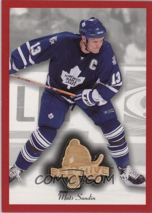 GameUsed Sticks Red Border Mats Sundin