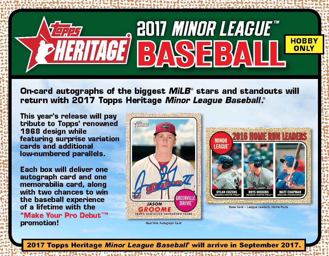 2017 Topps Heritage Minor League