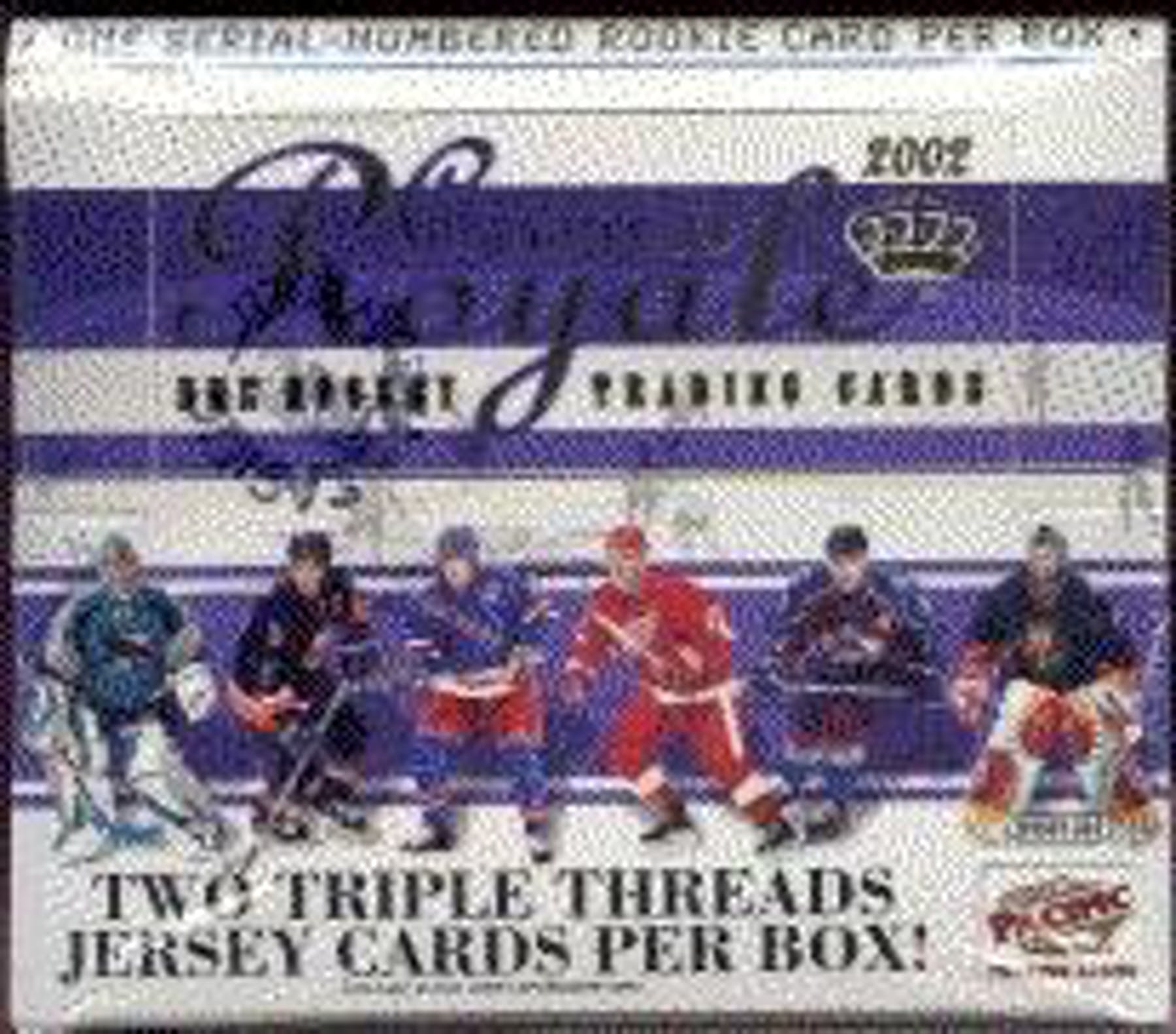 2001-02 Crown Royale Hockey Retail Green Set 142 