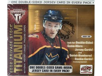 Naslund & Cloutier 01-02 Pacific PS Titanium Double Authentic Game Worn  Jersey