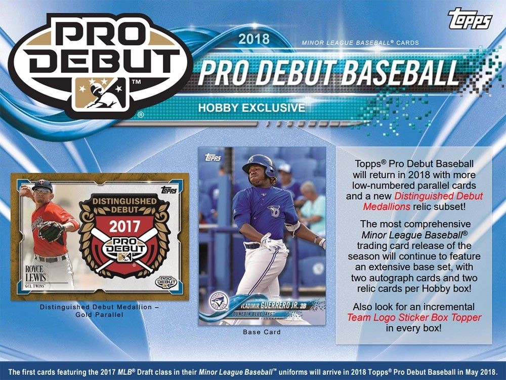 2018 Topps Pro Debut