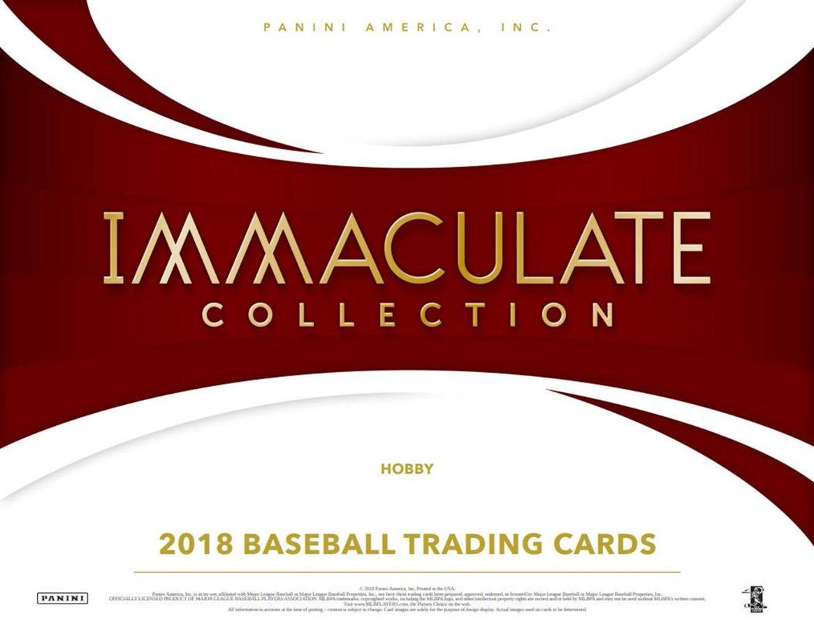 2018 Panini Immaculate Collection Baseball