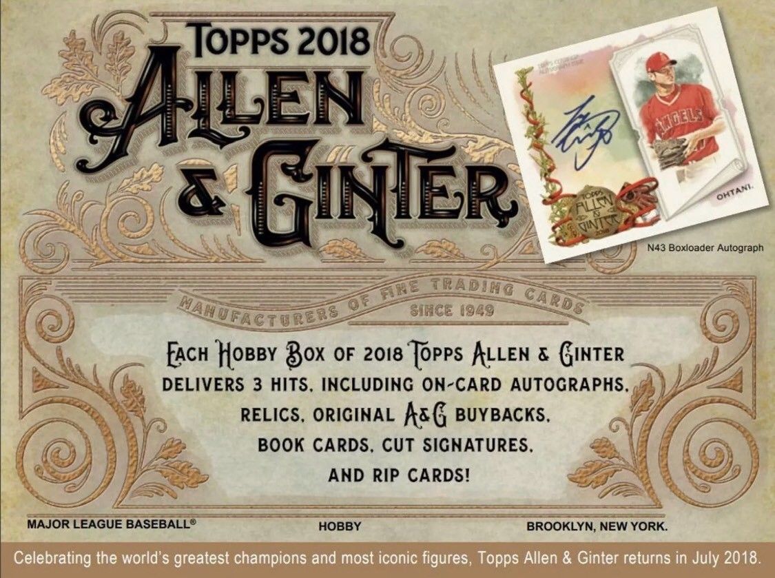 2018 Topps Allen & Ginter