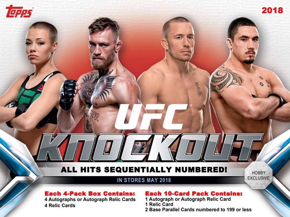 2018 Topps UFC Knockout