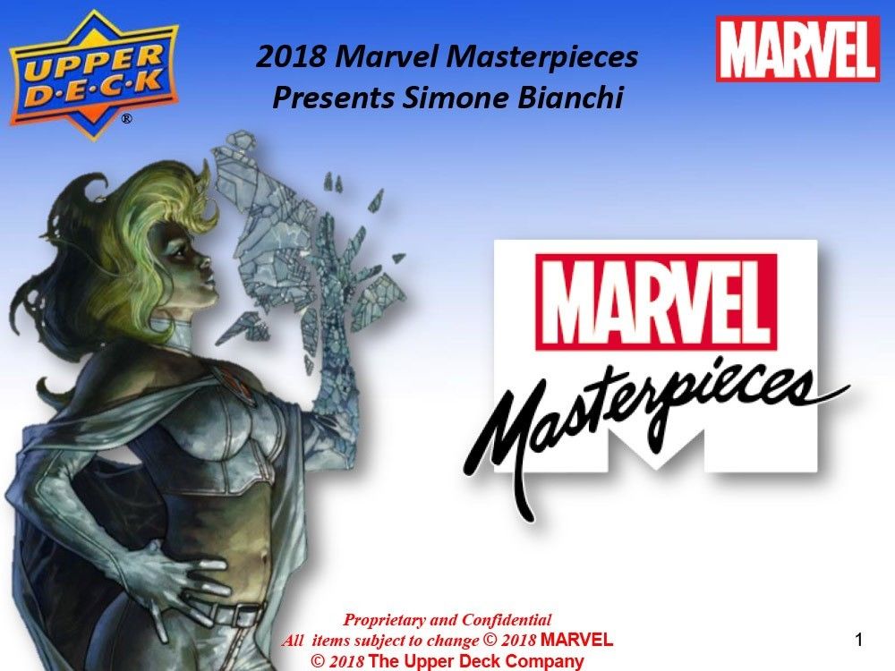 2018 Marvel Masterpieces
