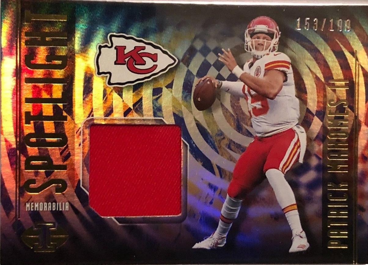 Patrick Checklist Spotlight Memorabilia Patrick Mahomes - Checklistcenter.com