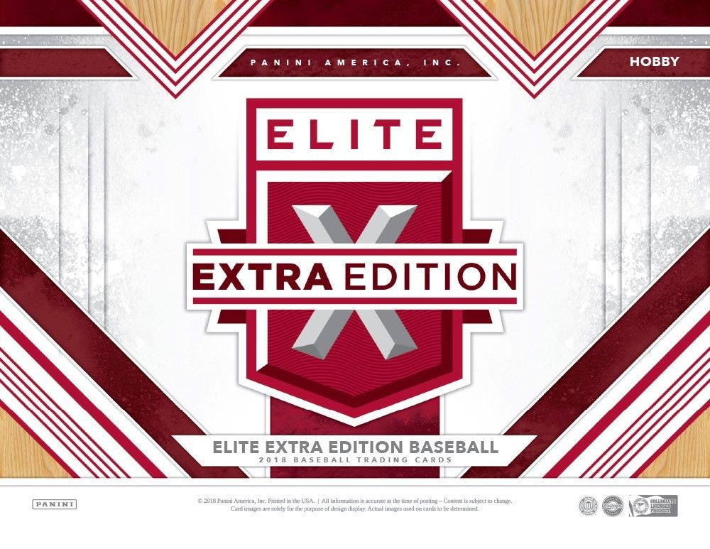 2018 Panini Elite Extra Edition Baseball