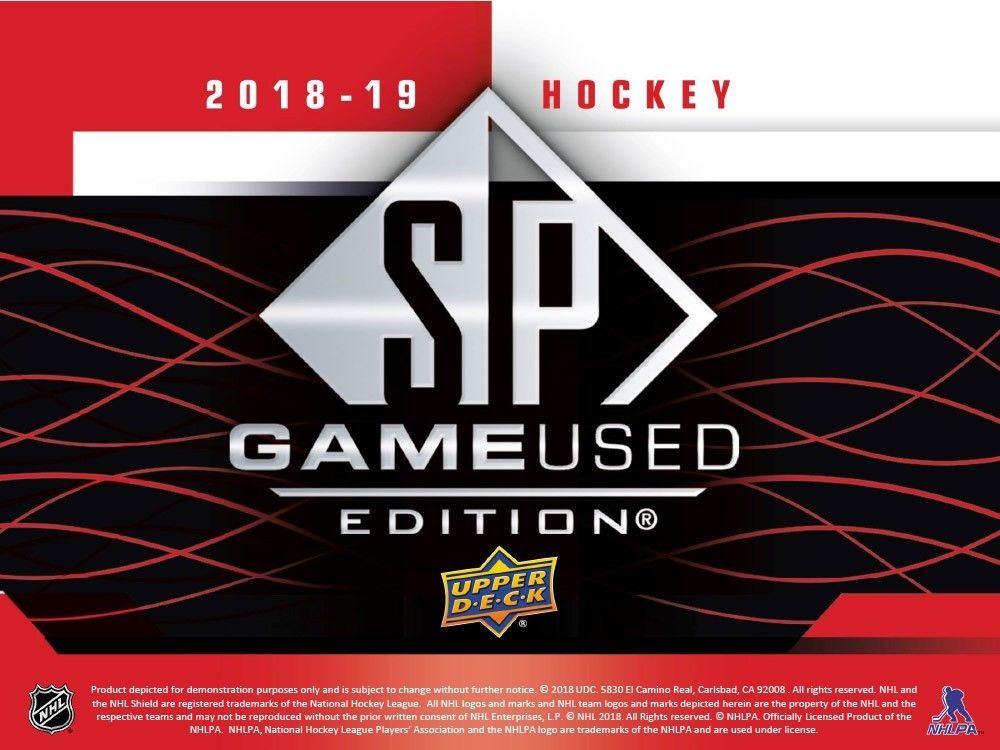 2018-19 UD SP Game Used