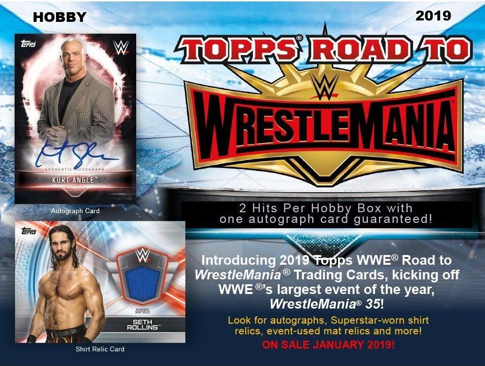 2019 Topps WWE Road to Wrestlemania