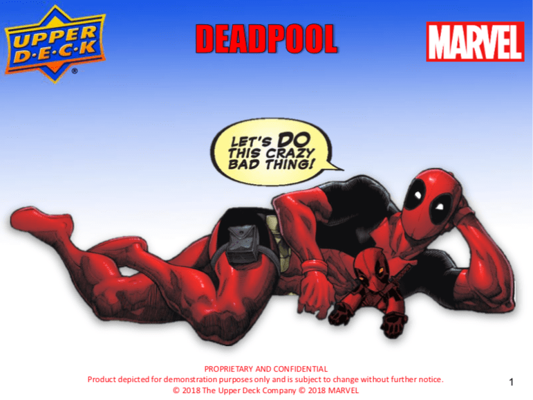 2019 Upper Deck Deadpool