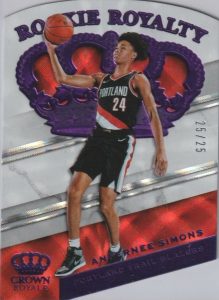 Rookie Royalty Anfernee Simons