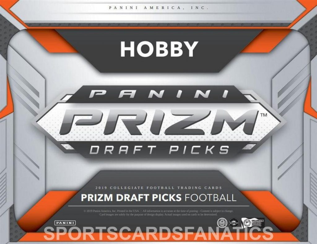 2019 Panini Prizm Draft Picks Football Card Checklist